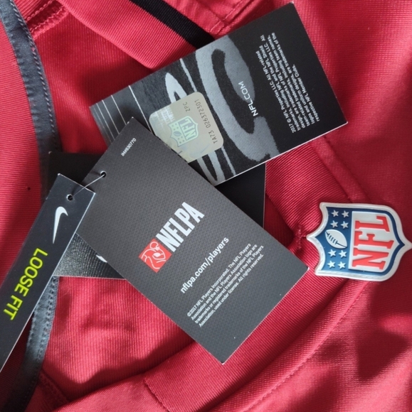 Nike NFL Jersey ARIZONA CARDINALS #10, Hopkins, SIZE XL, OnField, Loose Fit, NWT - Picture 5 of 5